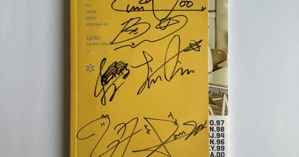 ASTRO 1st Mini Album Spring Up 直筆サイン入り ASTRO SIGNED 1ST 