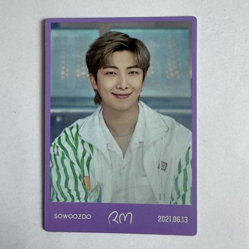 BTS 
2021 MUSTER 'SOWOOZOO' MINI PHOTOCARD - RM (1/8)