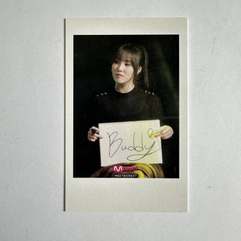 GFRIEND
'THE AWAKENING' MWAVE MEET & GREET POLAROID PHOTOCARD - YUJU