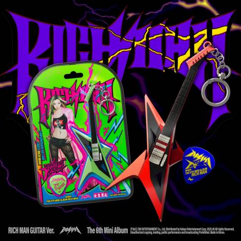 [PRE-ORDER] AESPA
6TH MINI ALBUM 'RICH MAN' - RICH MAN GUITAR VERSION (SET OF 4)