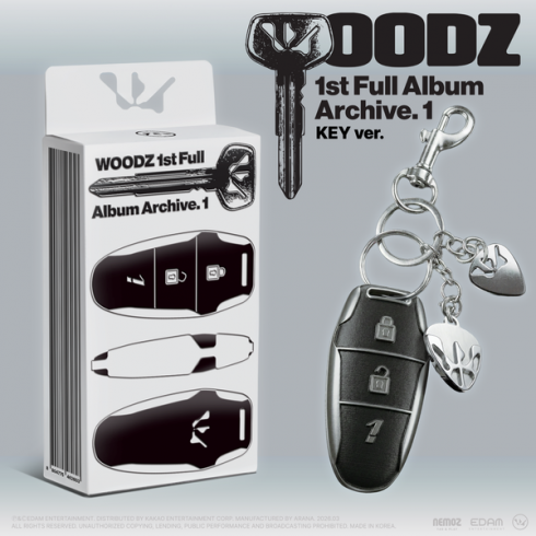 WOODZ -
1ST FULL ALBUM 'ARCHIVE. 1' (KEY VERSION) (LIMITED EDITION)