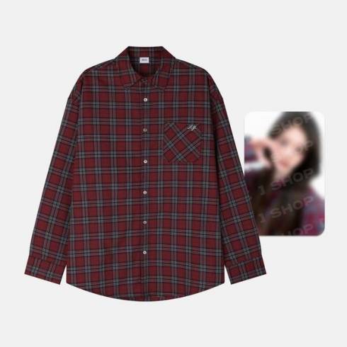 [PRE-ORDER] NMIXX 
'ARTIST LABEL : NMIXX EDITION SULLYOON PLAID SHIRTS