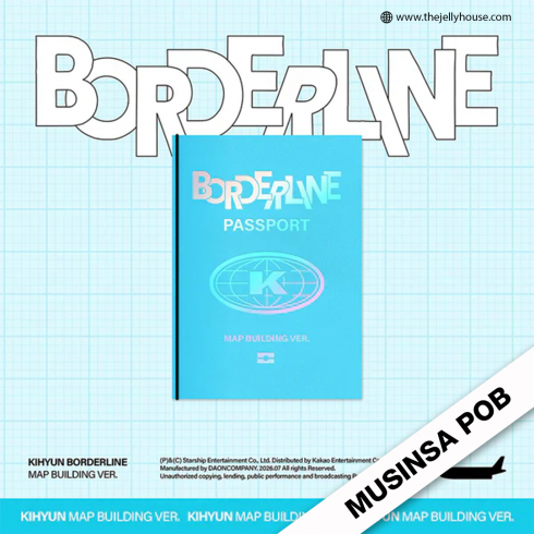 [PRE-ORDER] KIHYUN
EP ALBUM 'BORDERLINE' (MAP BUILDING VERSION) (LIMITED EDITION)