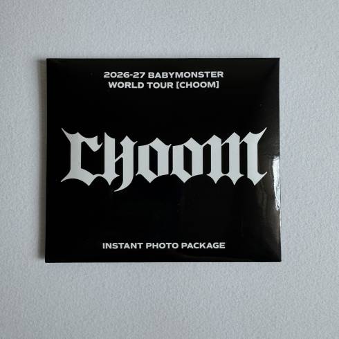 BABYMONSTER
2026-27 WORLD TOUR 'CHOOM' POP-UP STORE MD - INSTANT PHOTO PACKAGE