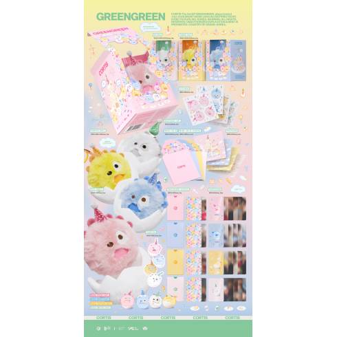 [PRE-ORDER] CORTIS
GREENGREEN_PLAYEXTENDED (CORTIS BALL BABY PINK VERSION)