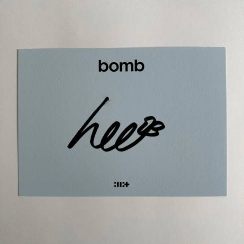 ILLIT SIGNED
'BOMB' 3RD MINI ALBUM - WONHEE SIGNED POSTCARD EXCLUSIVE