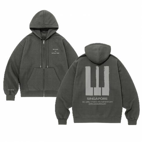 BIGBANG
2026 - 2027 WORLD TOUR 'XX:COSMOS' OFFICIAL MD - CITY EXCLUSIVE ZIP UP HOODIE (SINGAPORE EDITION)