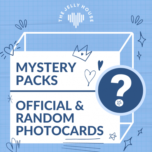 [MYSTERY PACK]
OFFICIAL RANDOM PHOTOCARD PACKS
(5 RANDOM PHOTOCARDS PER PACK)