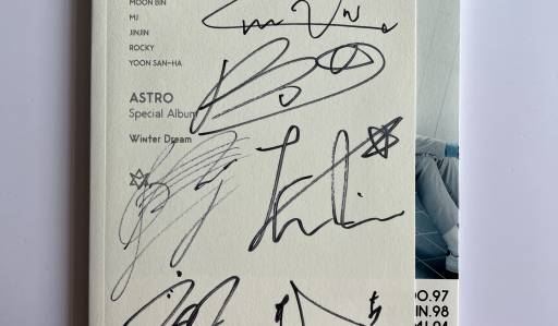ASTRO - WINTER DREAM SIGNED 1- 