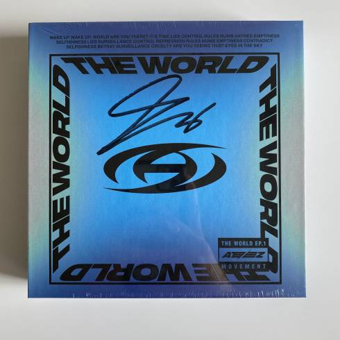 ATEEZ SEONGHWA SIGNED 
'THE WORLD EP.1: MOVEMENT' - VERSION A (V2)