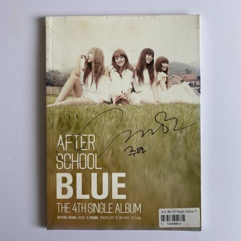 AFTER SCHOOL JUYEON SIGNED
4TH SINGLE ALBUM 'BLUE' (SEALED)