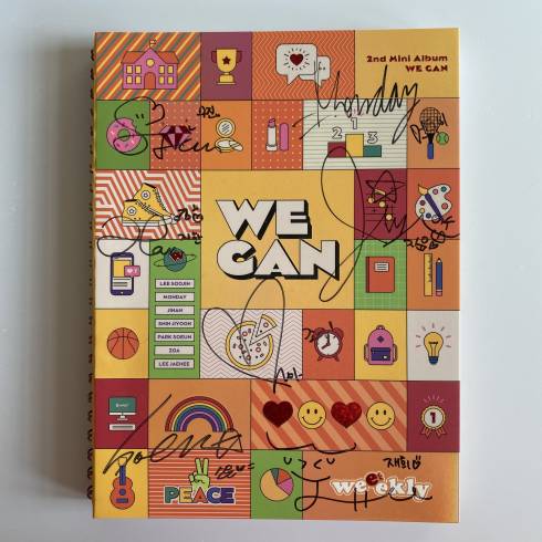WEEEKLY SIGNED 
2ND MINI ALBUM 'WE CAN' - ORB VERSION